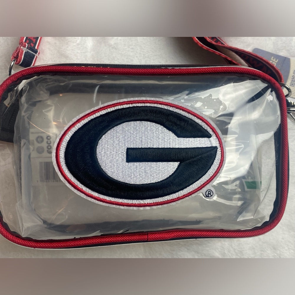 Clear UGA Crossbody Bag NWT - Picture 2 of 5